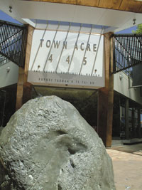 Anchor stone outside the provincial museum