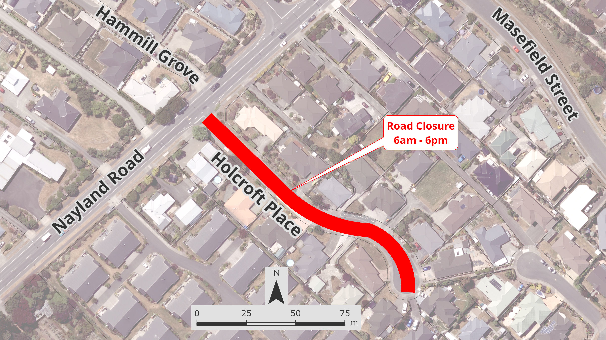 GIS 2022 Holcroft Place Proposed Road Closure